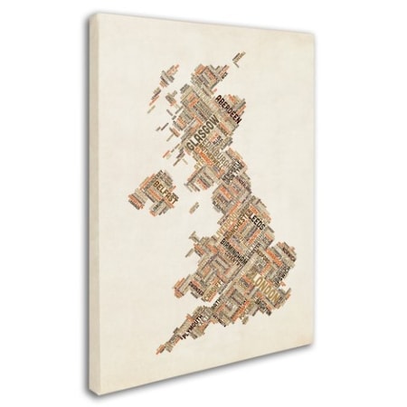 Michael Tompsett 'United Kingdom II' Canvas Art,30x47